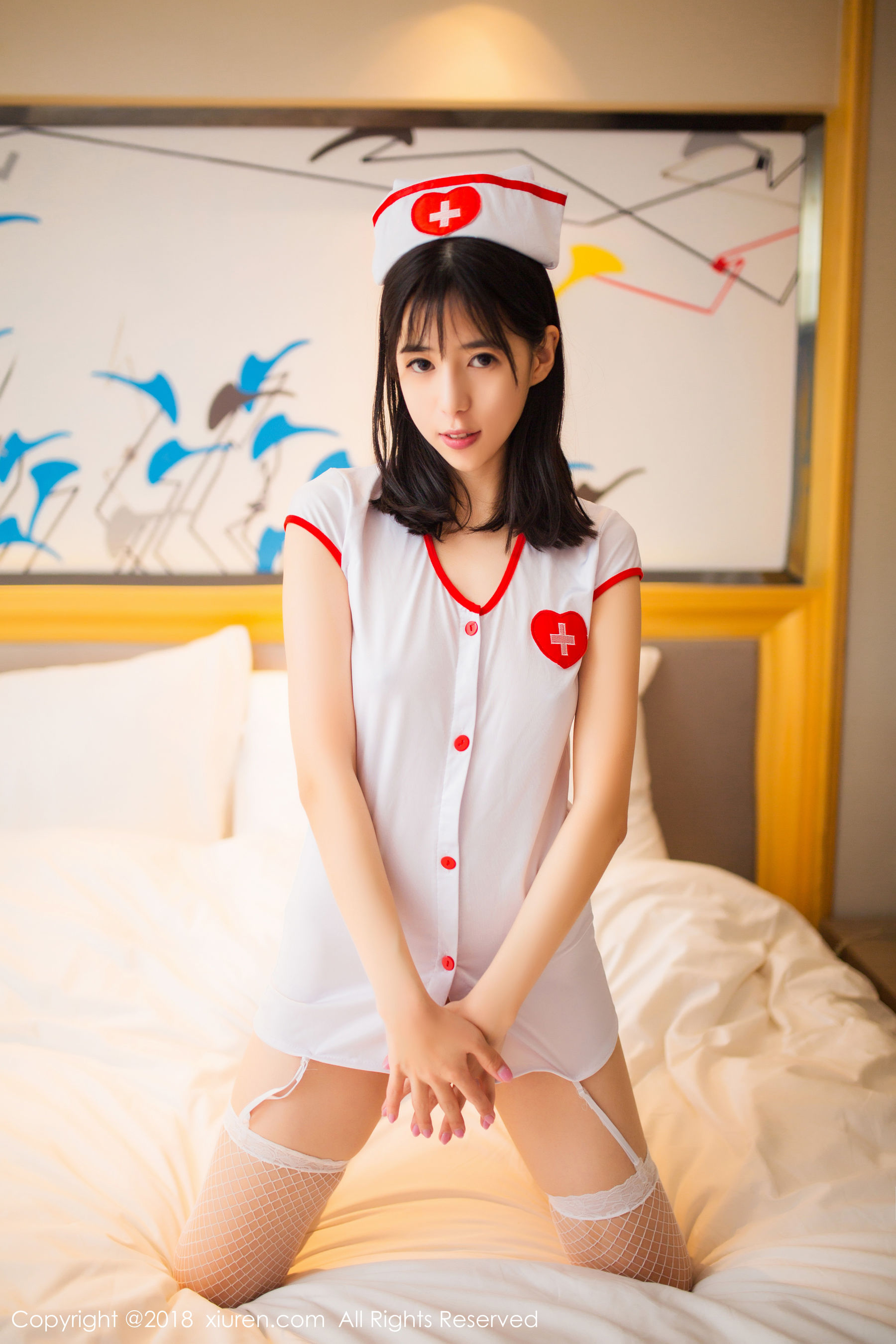 艾栗栗栗栗栗栗吖《温柔贴心的护士》 [秀人XIUREN] No.996_第1张