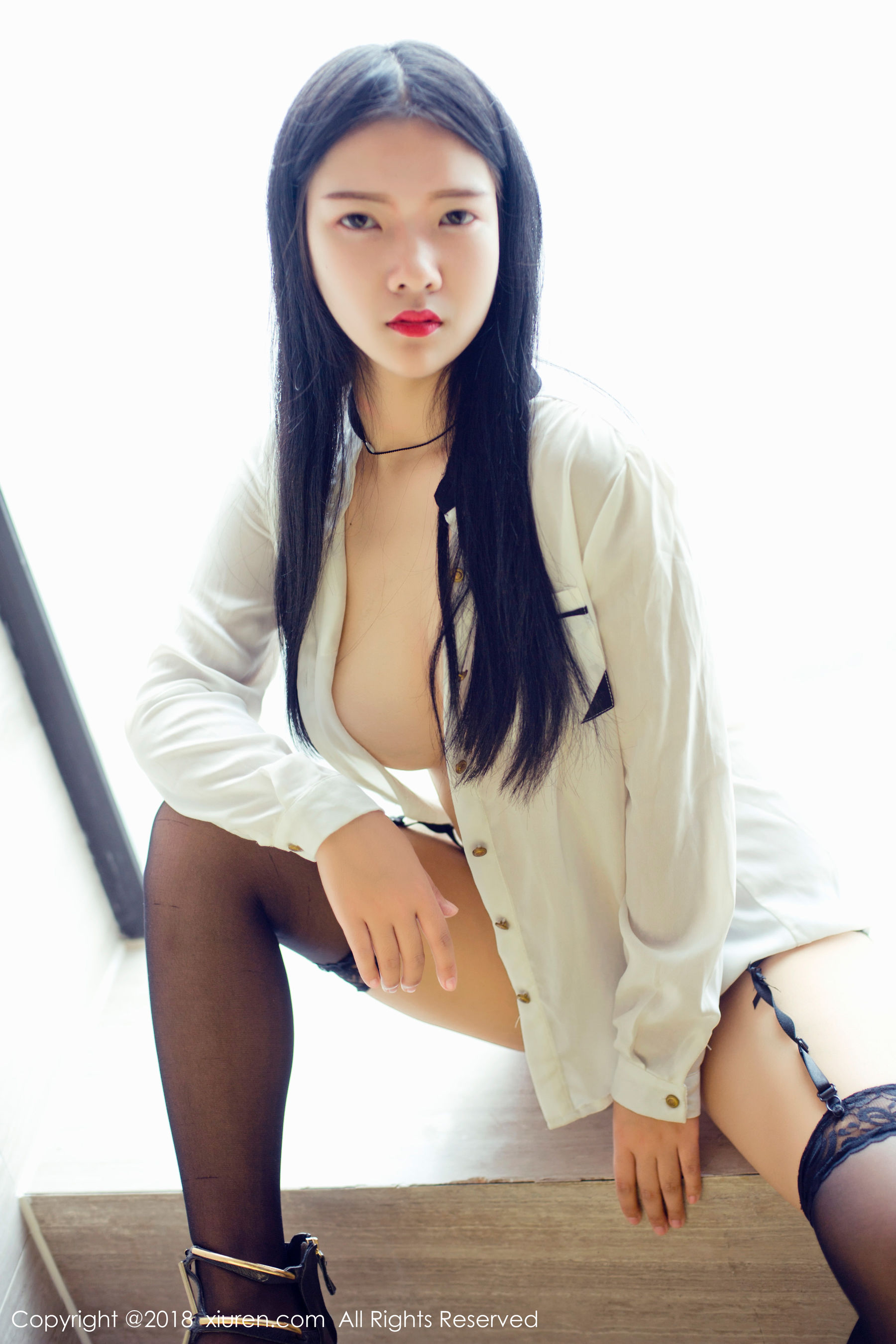 凌希儿《高冷欧码学生妹》 [秀人XIUREN] No.1008_第5张