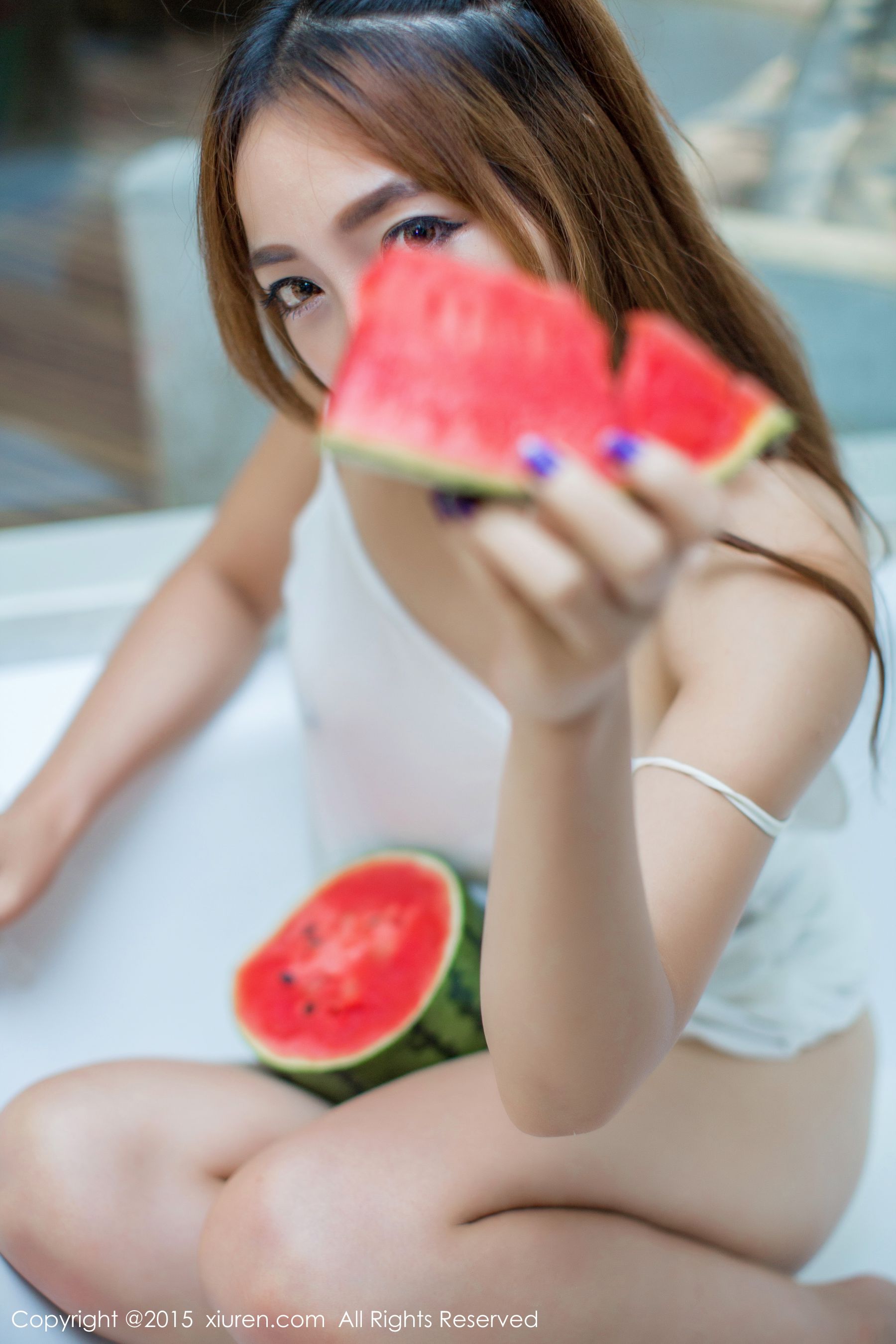 黄歆苑《水果女孩的诱惑》 [秀人网XiuRen] No.379_第4张