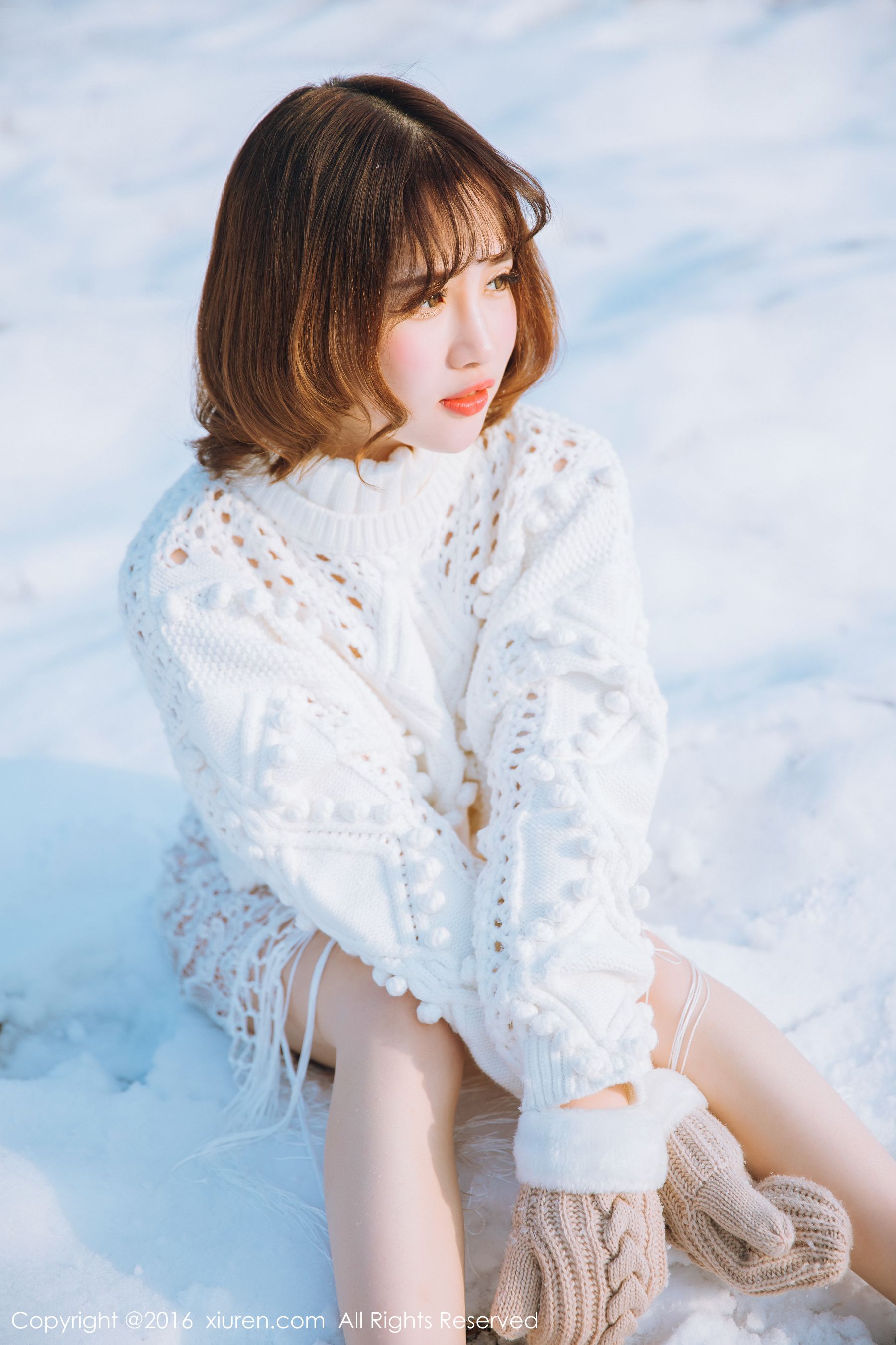 徐cake《新春雪景套图》 [秀人网XiuRen] No.484_第1张