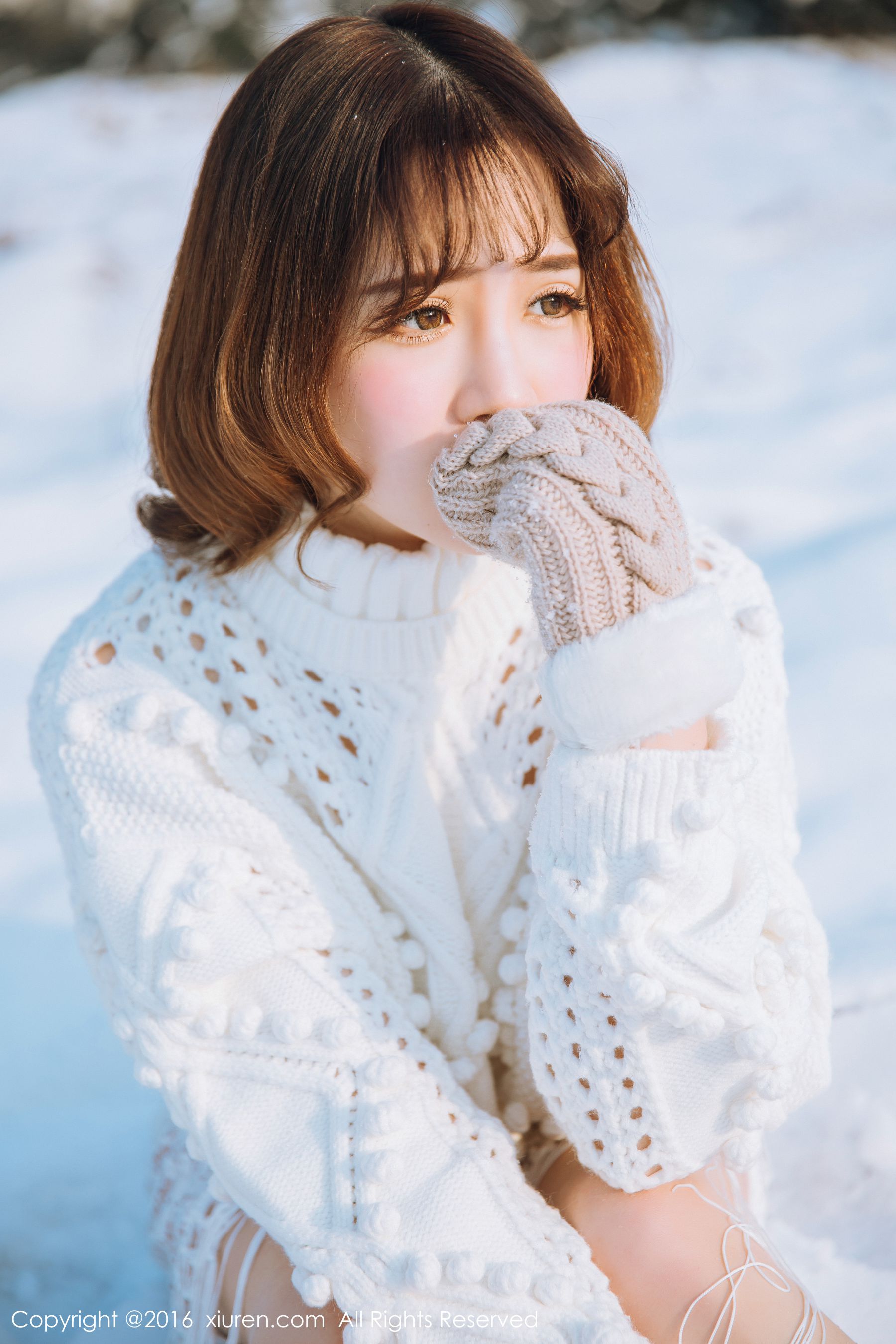 徐cake《新春雪景套图》 [秀人网XiuRen] No.484_第2张