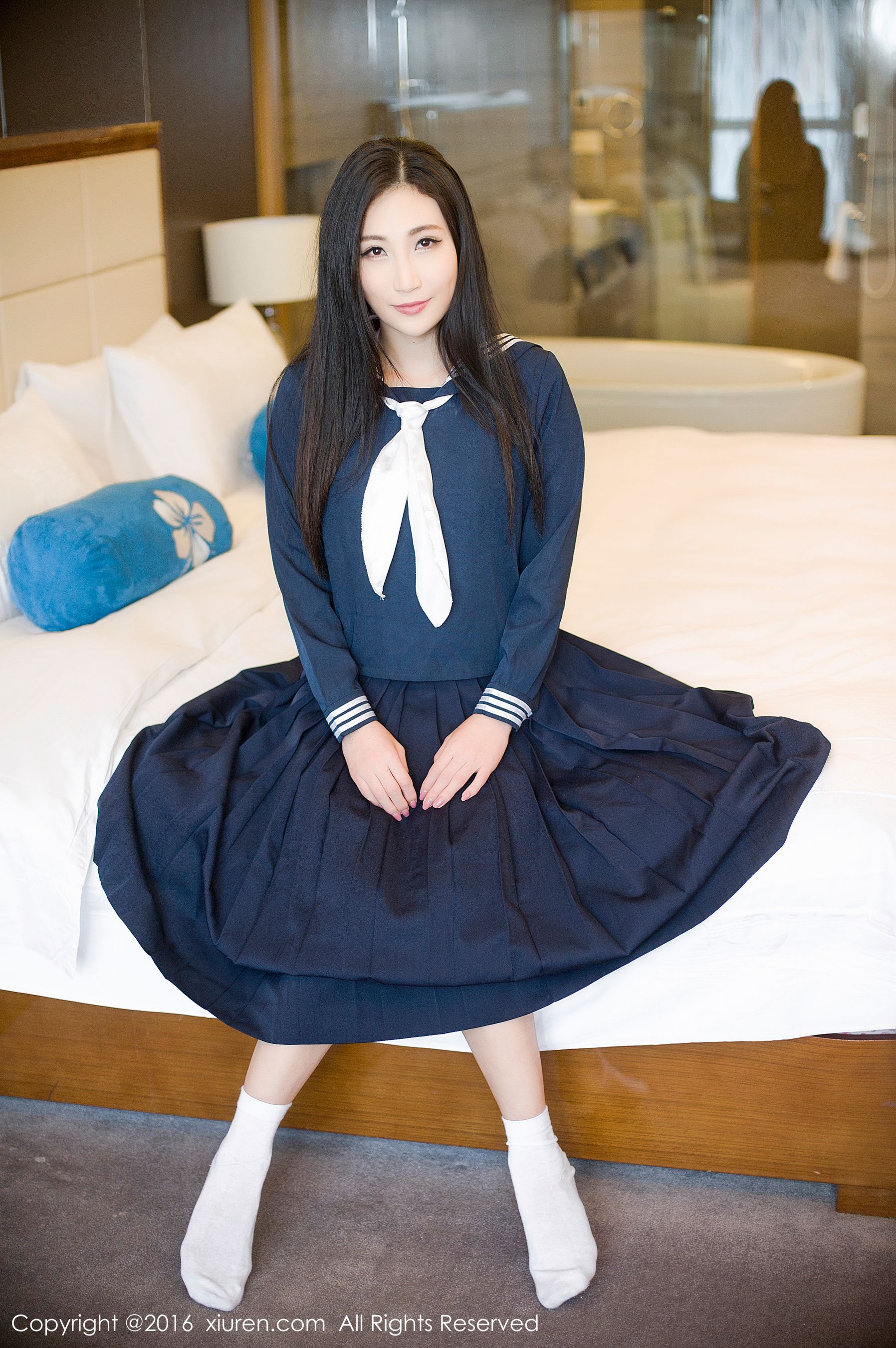 Wendy智秀《日系不良校服、婀娜粉色芭蕾服》 [秀人网XiuRen] No.654_第1张