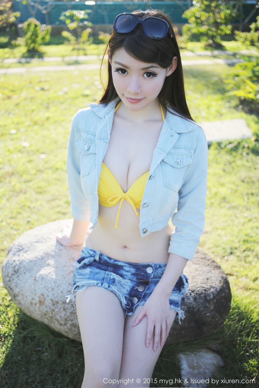 MARA醬《泰国清迈旅拍》牛仔热裤+唯美薄纱 [美媛馆MyGirl] Vol.094_第1张
