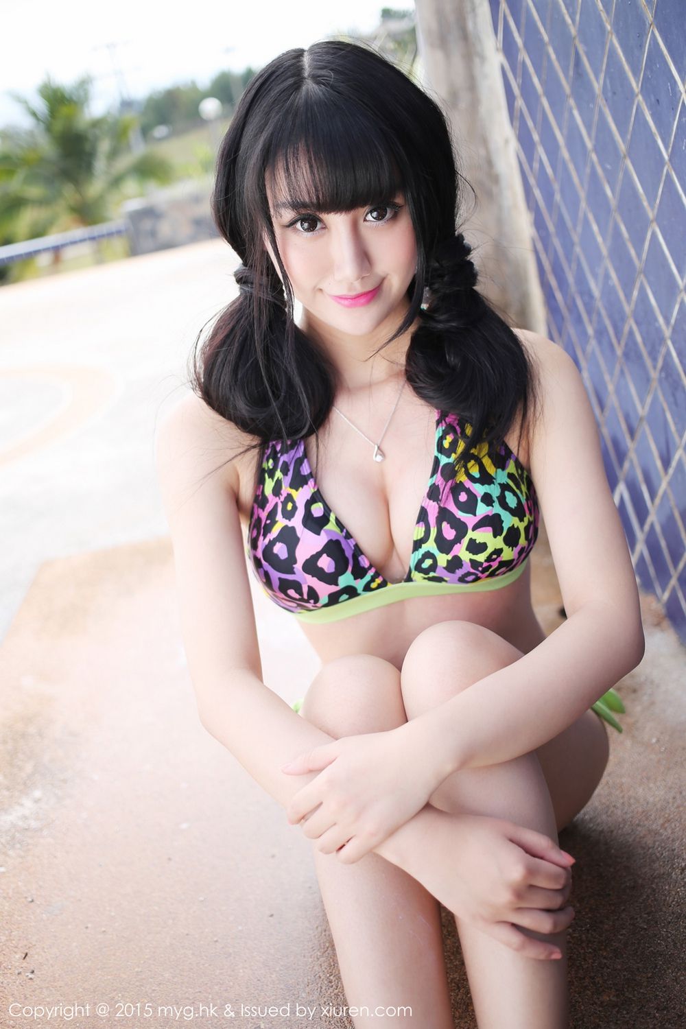 杨晓青儿《比基尼+校服外拍》 [美媛馆MyGirl] Vol.096_第5张