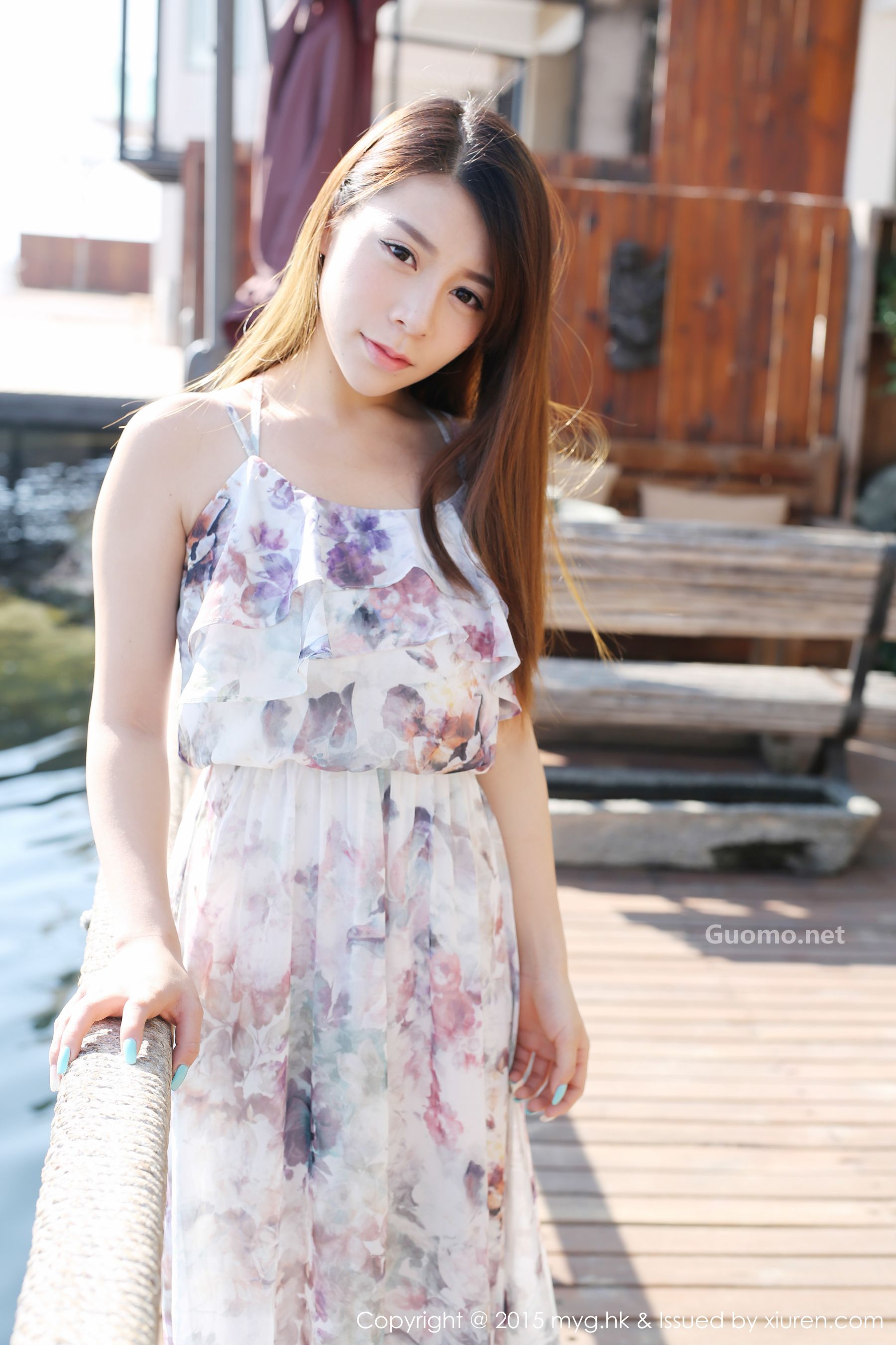 Vetiver嘉宝贝儿《小清新唯美长裙+牛仔装》 [美媛馆MyGirl] Vol.106_第2张