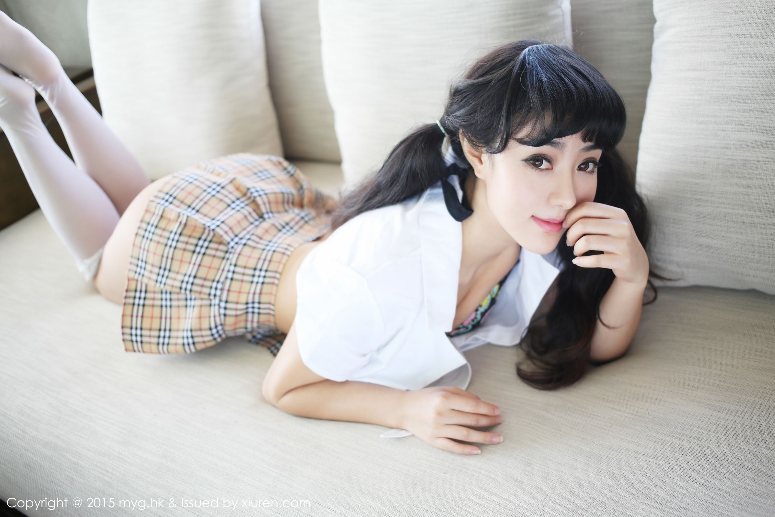 Manuela玛鲁娜《学生装制服》 [美媛馆MyGirl] Vol.107_第4张