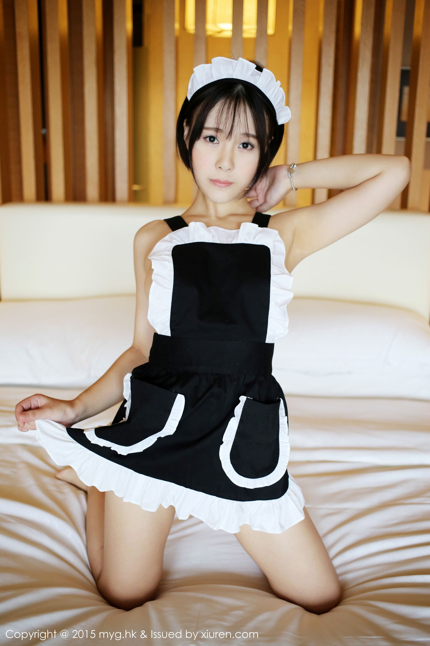 Evelyn艾莉《性感女仆装》 [美媛馆MyGirl] Vol.157_第2张