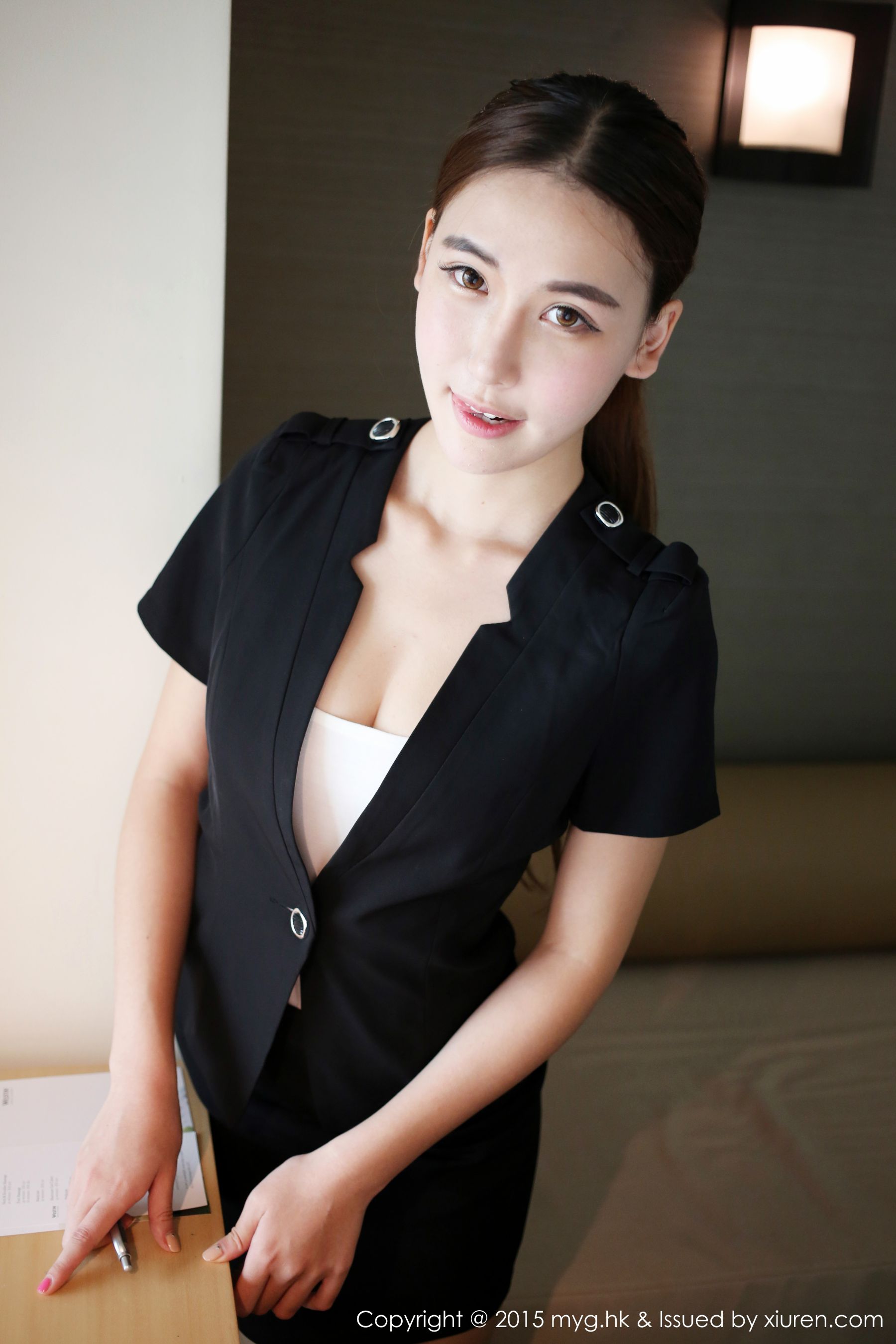 熊吖BOBO《老师制服诱惑》 [美媛馆MyGirl] Vol.161_第4张