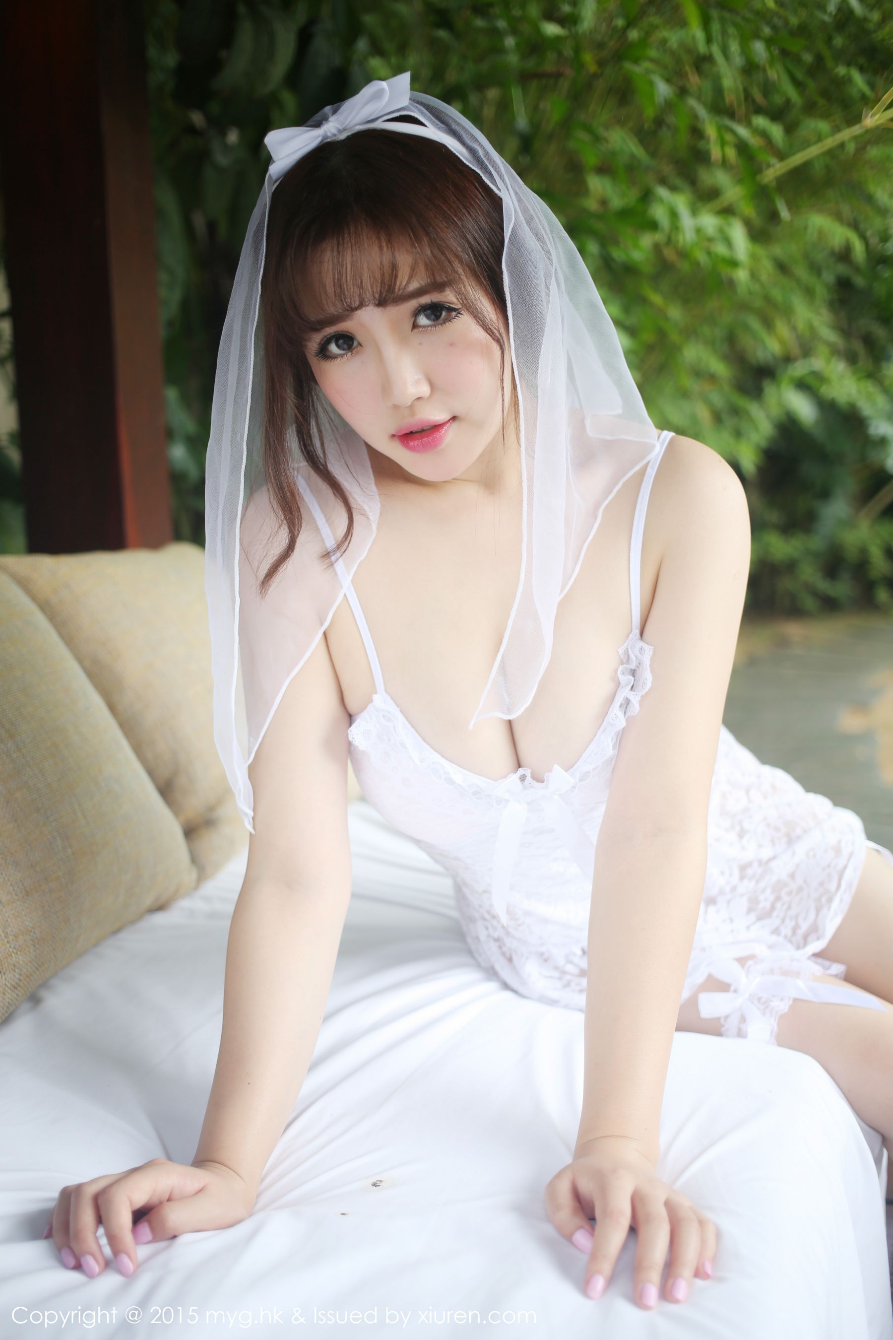 徐cake《白色婚纱系列》 [美媛馆MyGirl] Vol.165_第2张