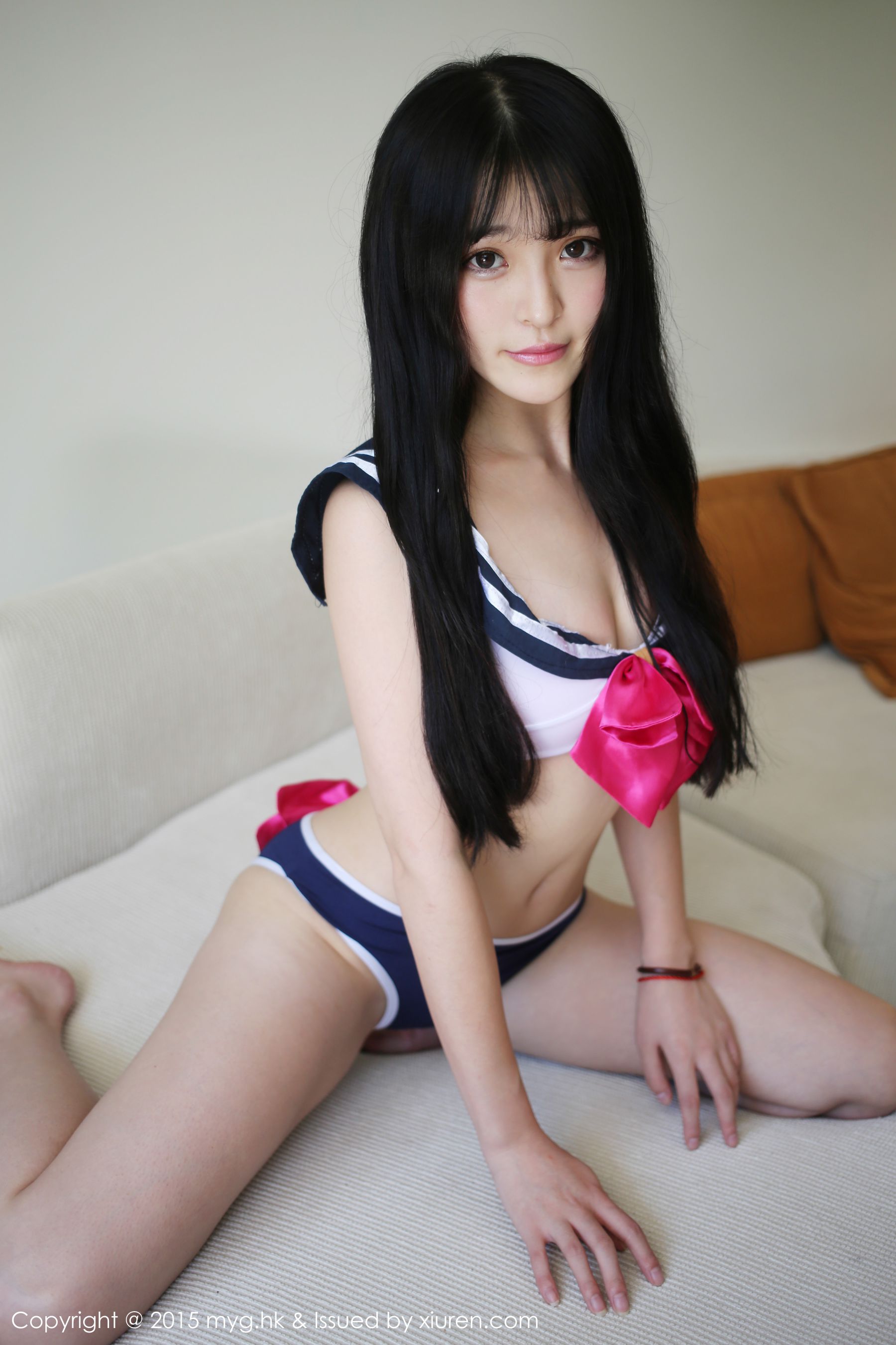 伊小七MoMo《三亚旅拍》室内+室外系列~ [美媛馆MyGirl] Vol.174_第5张