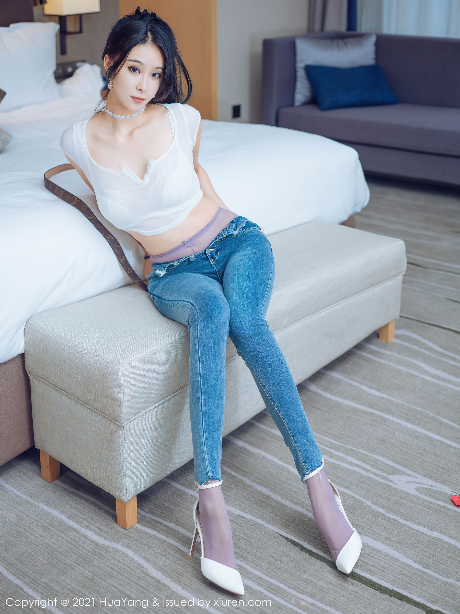 [花漾HuaYang] Vol.405 蓝夏Akasha_第3张