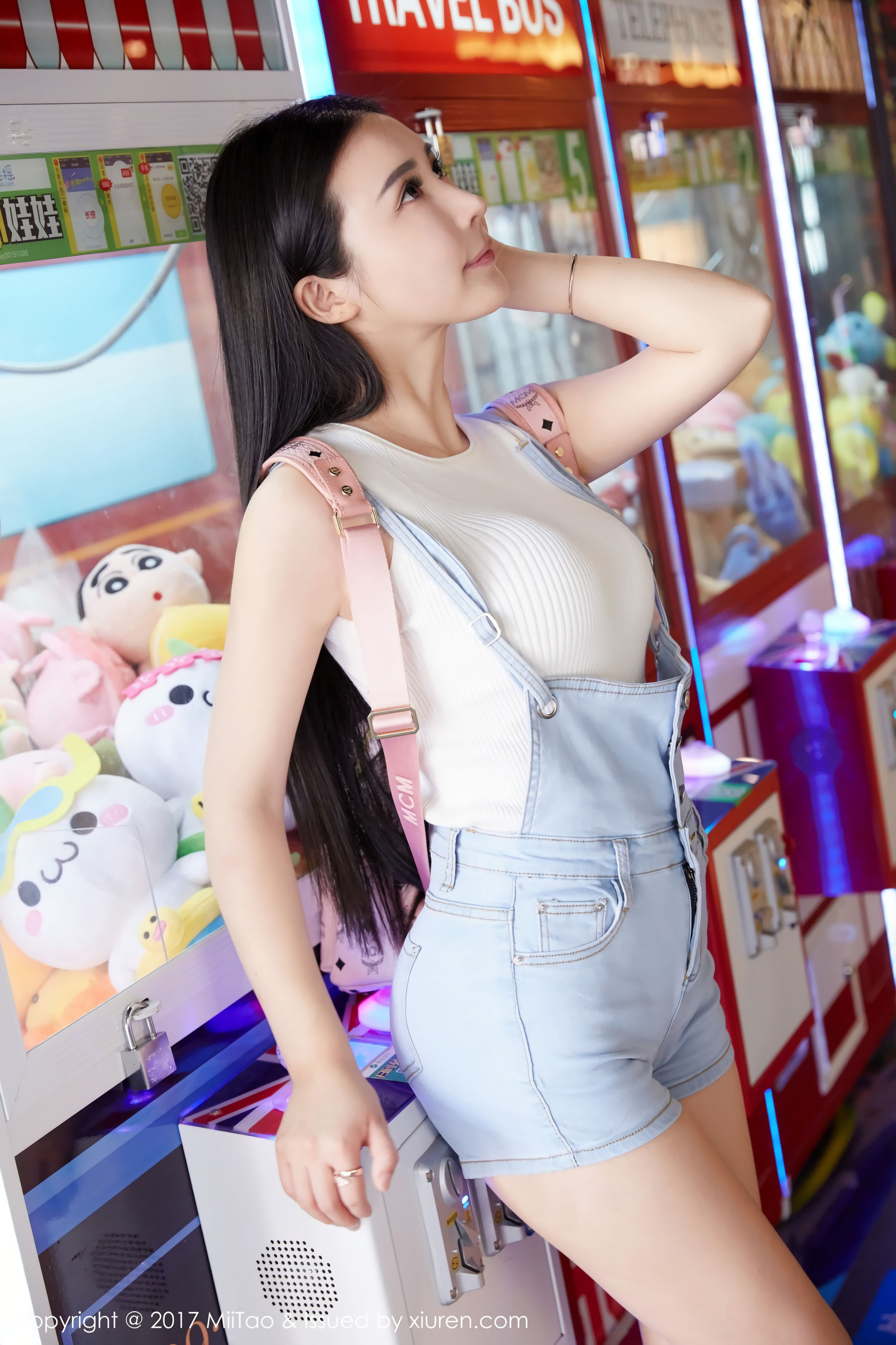 萱萱Cecilia《牛仔女神+街拍》 [蜜桃社MiiTao] Vol.084_第2张