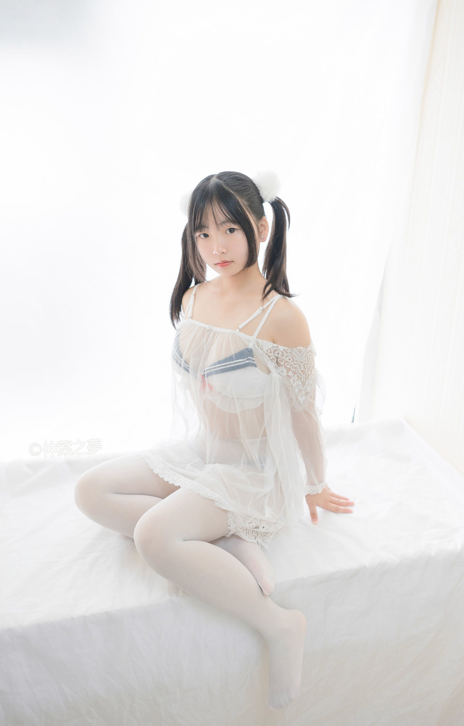 [轻兰映画] Grand.004 美代Miyo 透明白纱_第3张