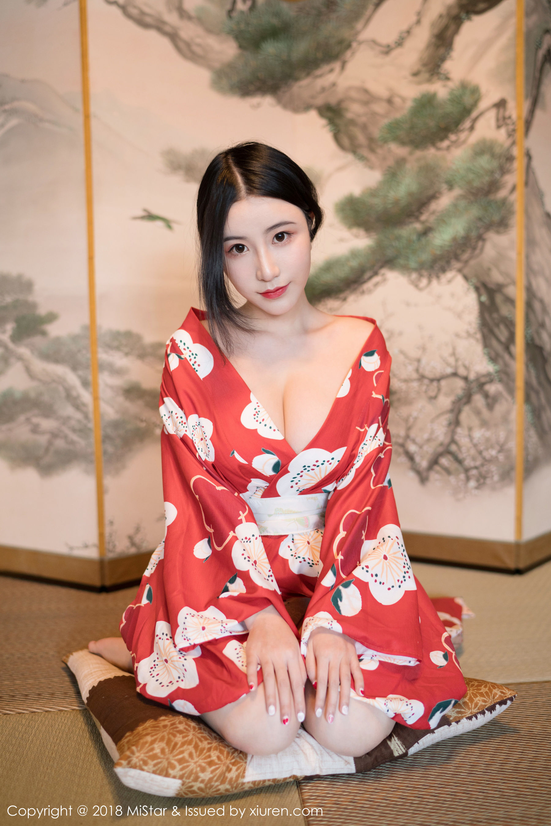 谢芷馨Sindy《娇艳红色和服》 [魅妍社MiStar] VOL.210_第1张