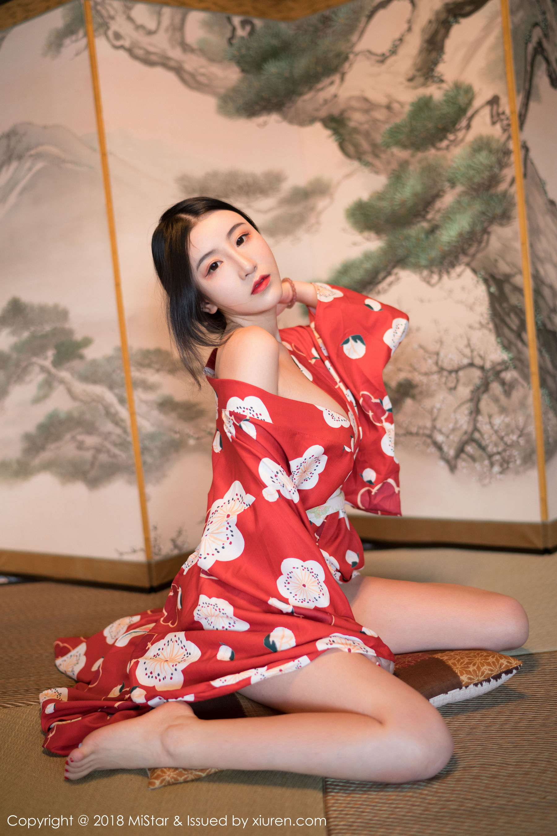 谢芷馨Sindy《娇艳红色和服》 [魅妍社MiStar] VOL.210_第2张