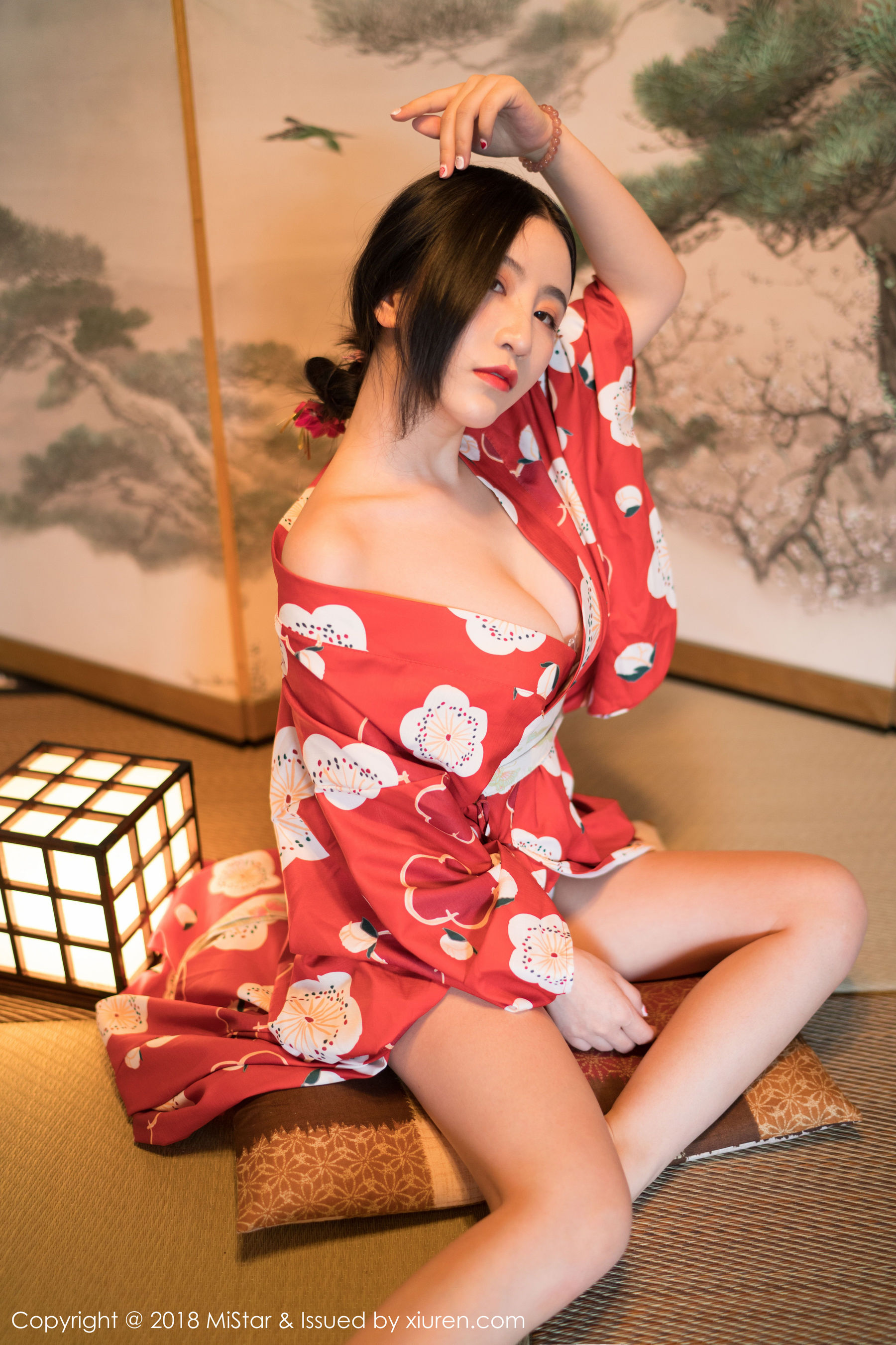 谢芷馨Sindy《娇艳红色和服》 [魅妍社MiStar] VOL.210_第4张