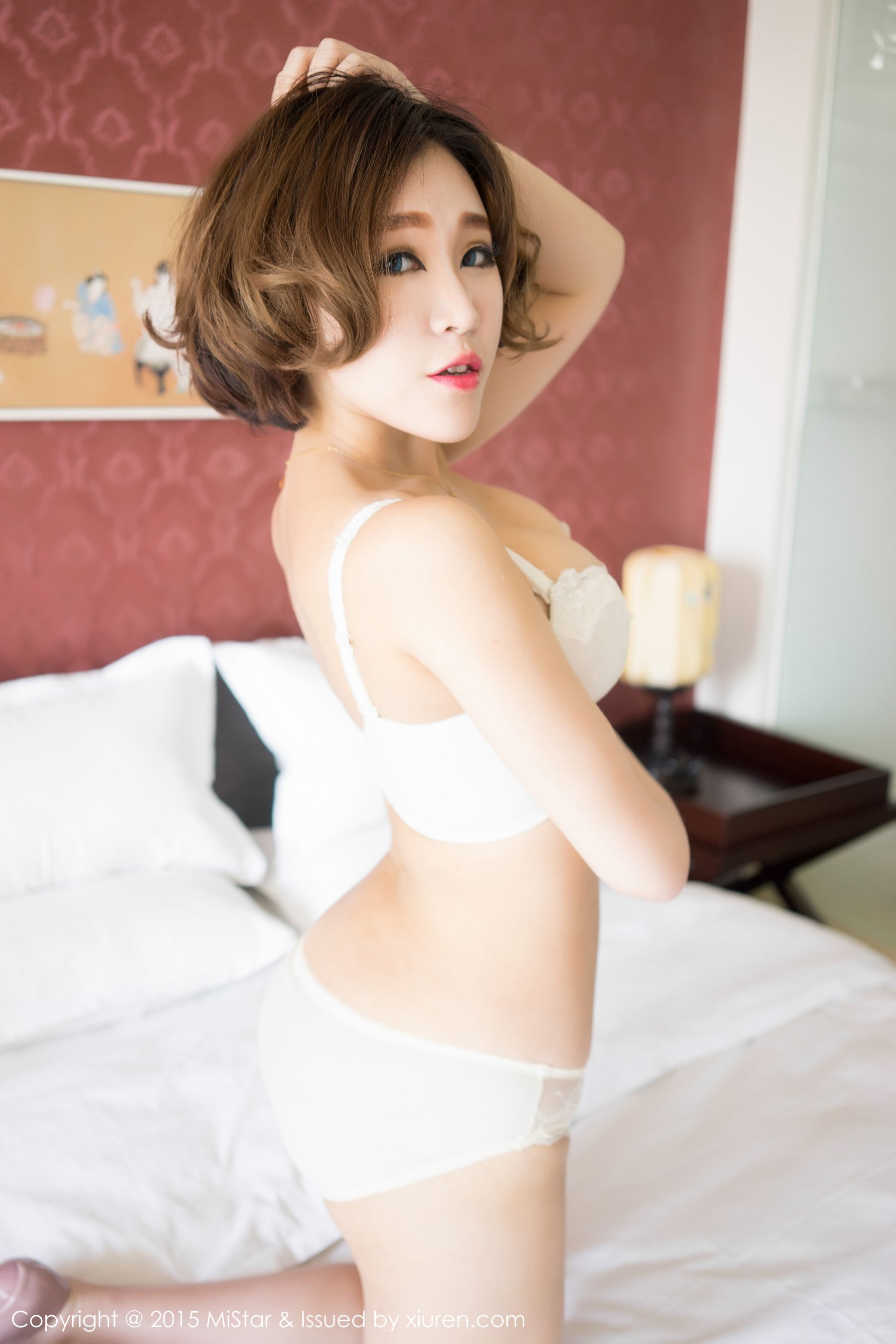赵欢颜Jessica《热情十足的短发妹子》 [魅妍社MiStar] Vol.022_第1张