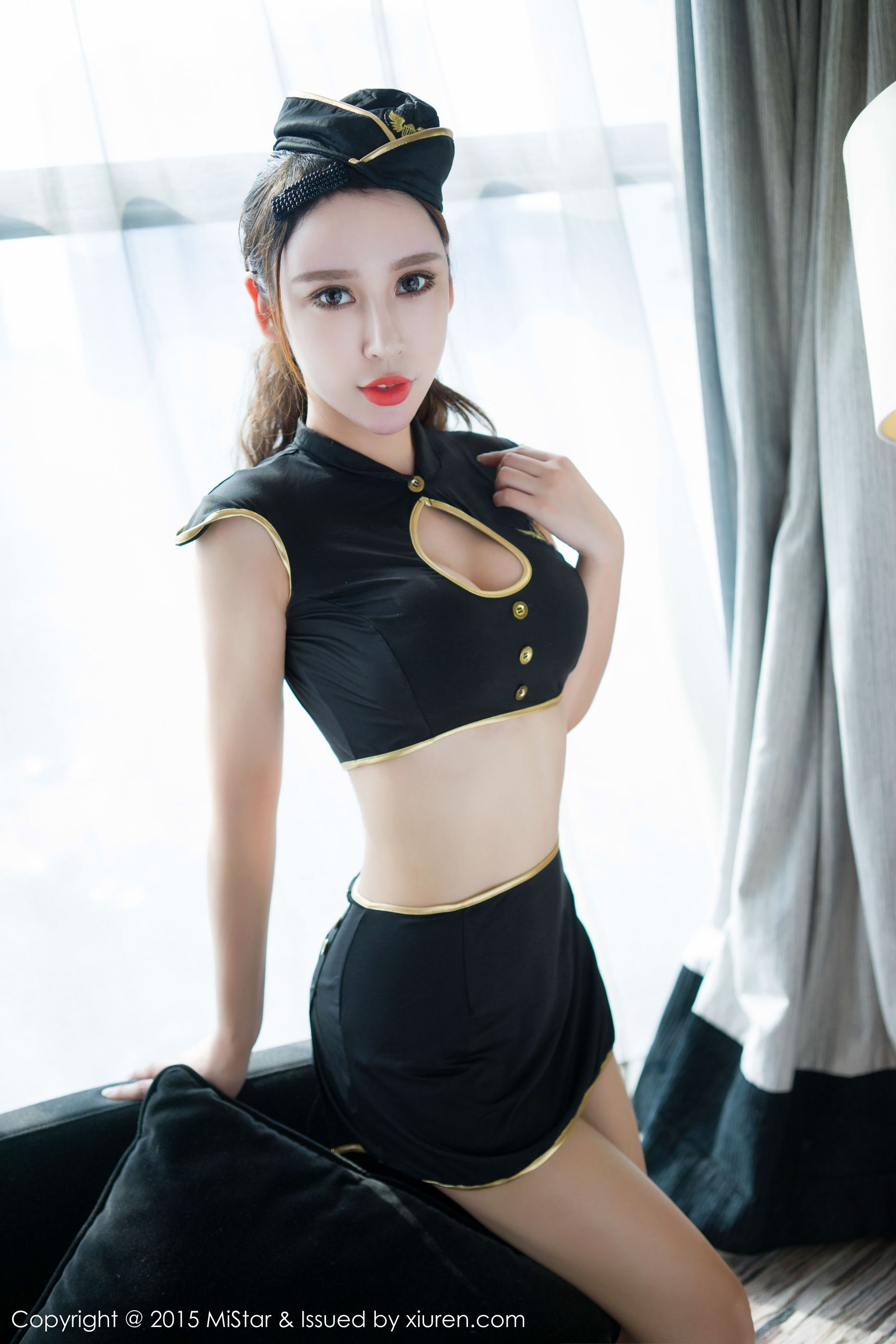 杨诺依《制服+情趣内衣》 [魅妍社MiStar] Vol.053_第1张