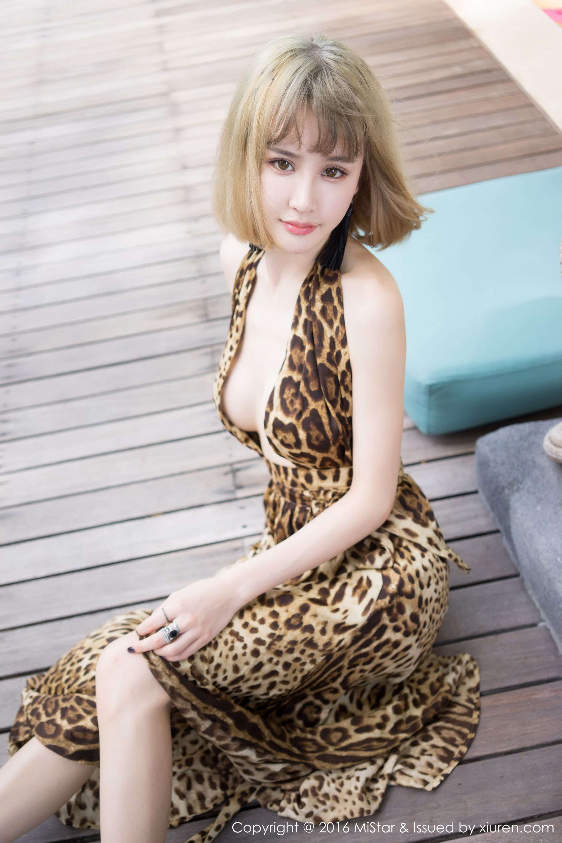 Cheryl青树《性感豹纹吊带裙+气质长裙》 [魅妍社MiStar] Vol.131_第5张